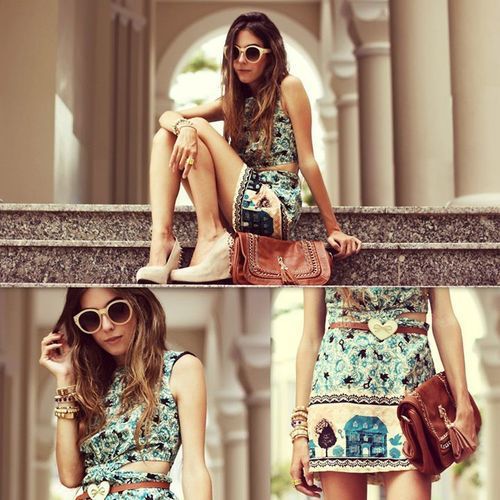 Vestido Aqua